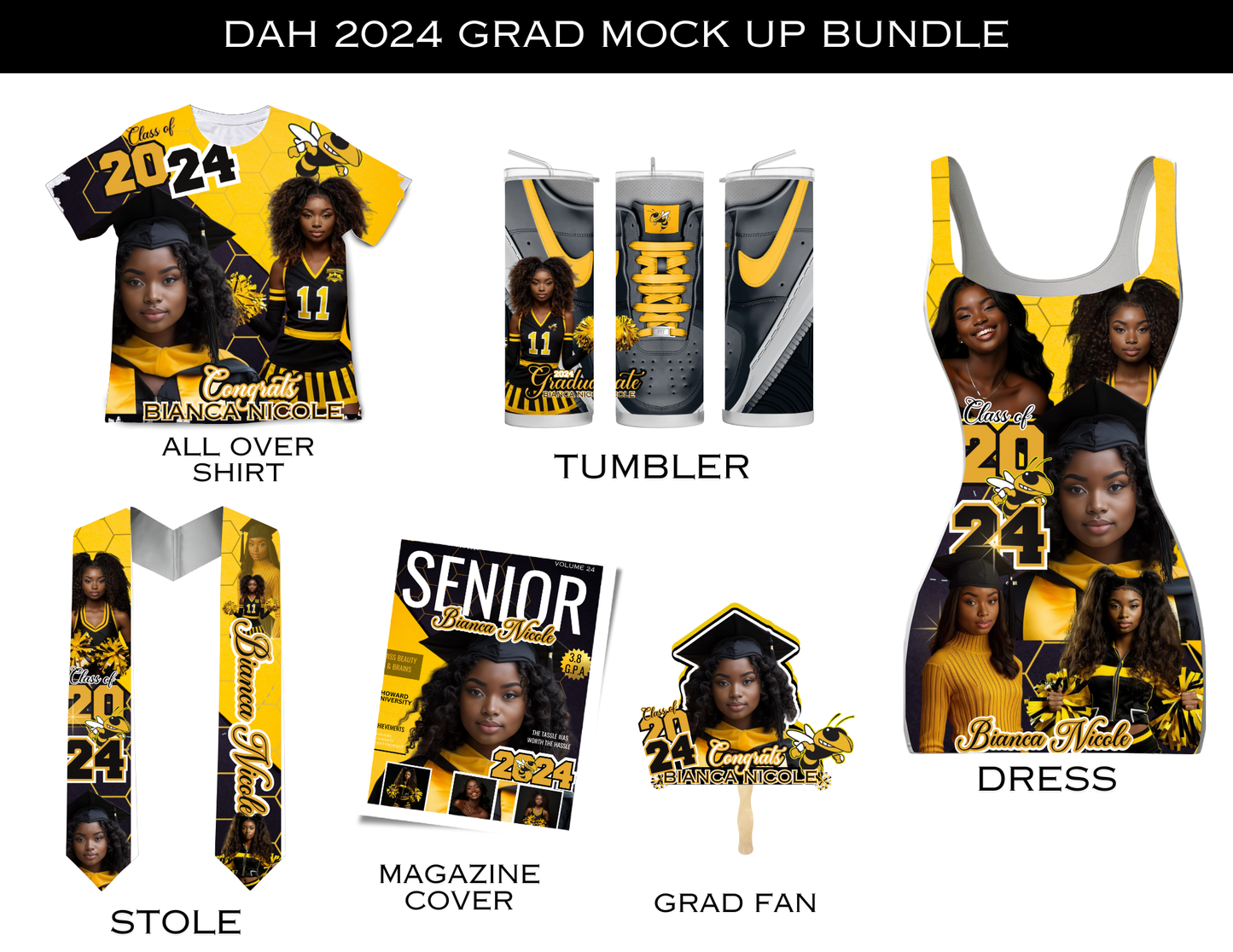 DAH 2024 Grad Mock Up Bundle