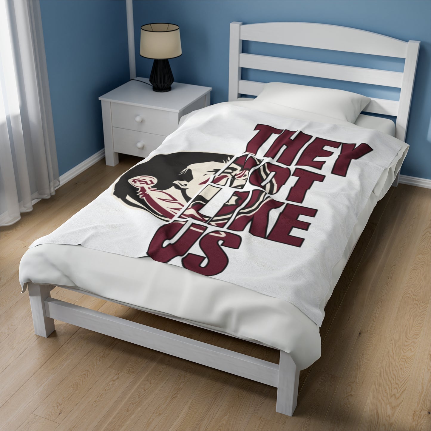 Plush Blanket FSU Seminoles 'They Not Like Us'