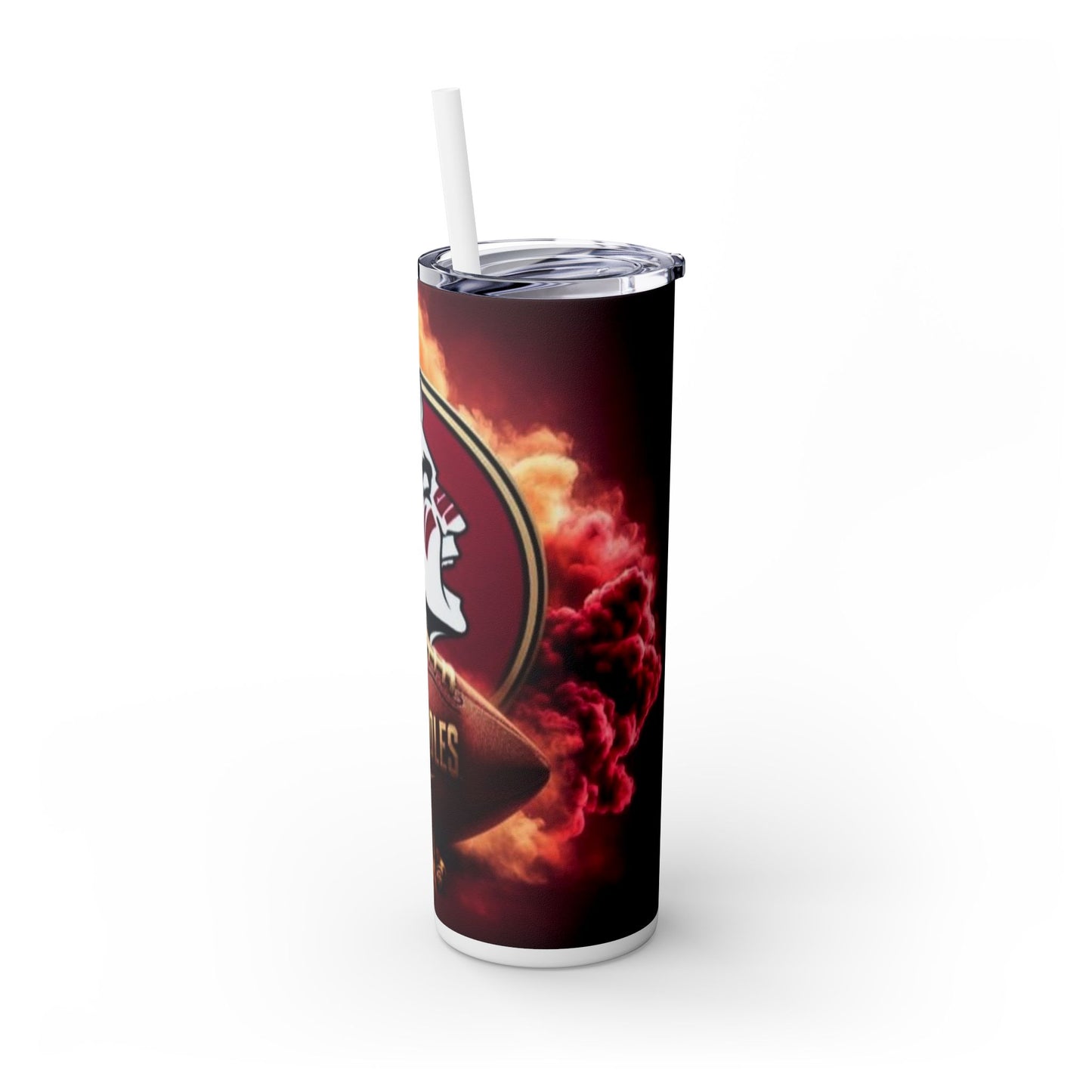 20oz Skinny Tumbler FSU Seminoles Design