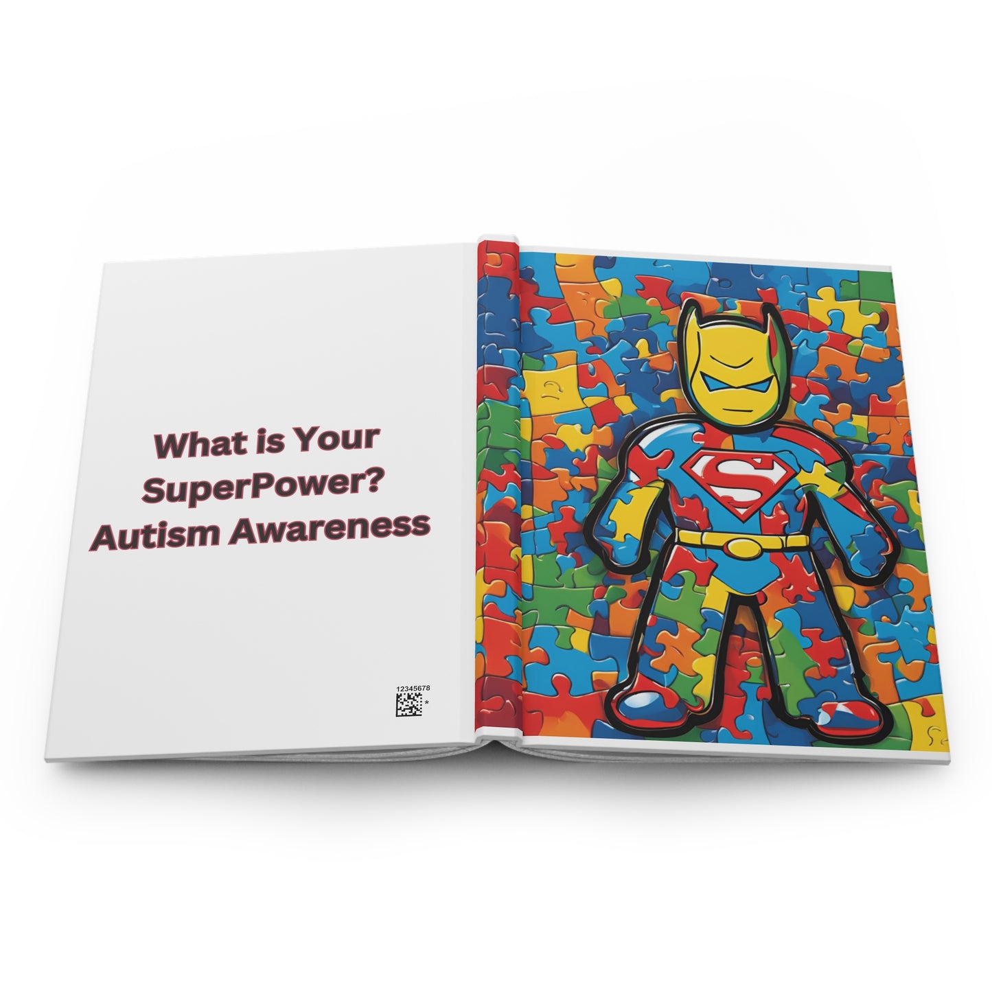 Autism Superhero Hardcover Journal Matte