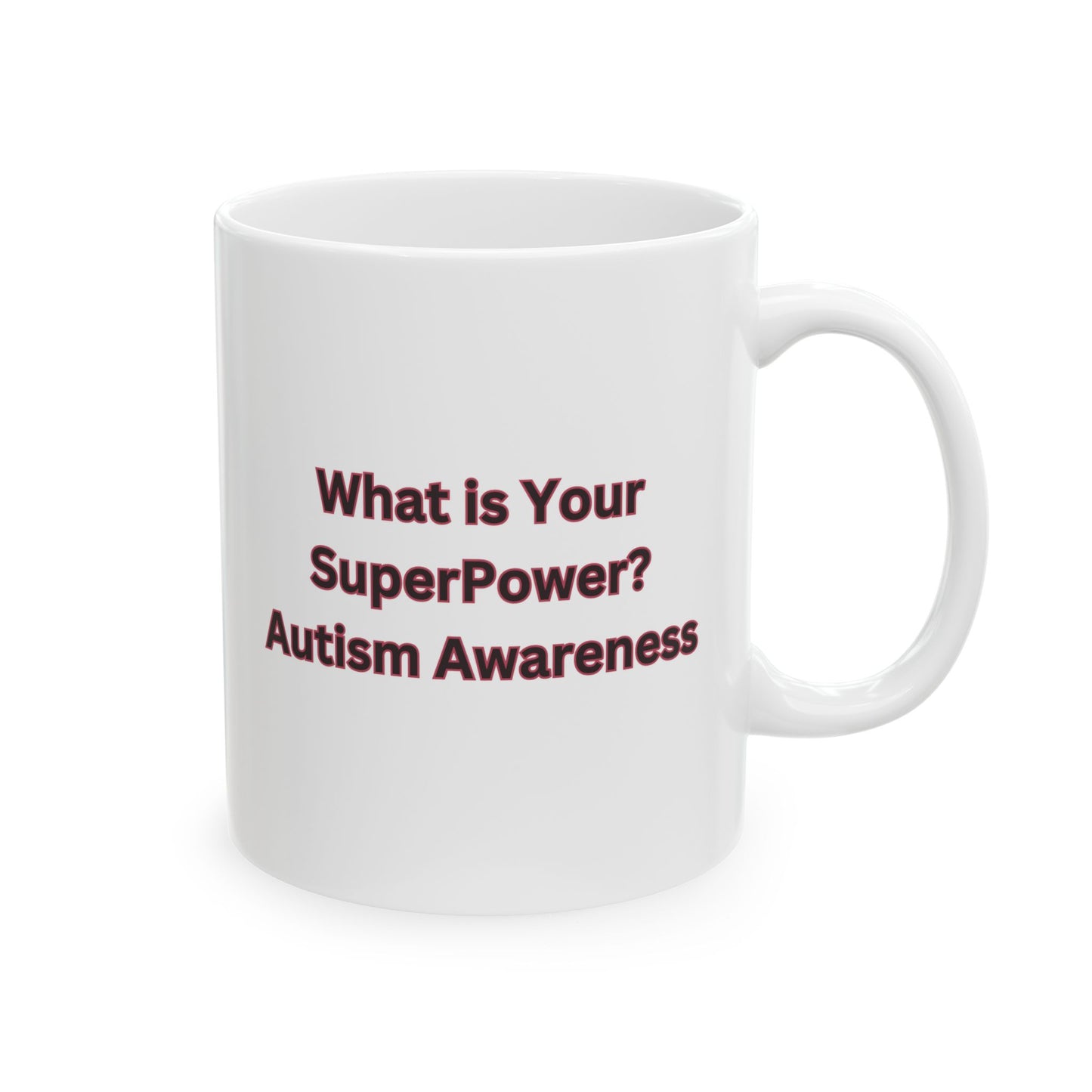 Autism Superhero Ceramic Mug, (11oz, 15oz)