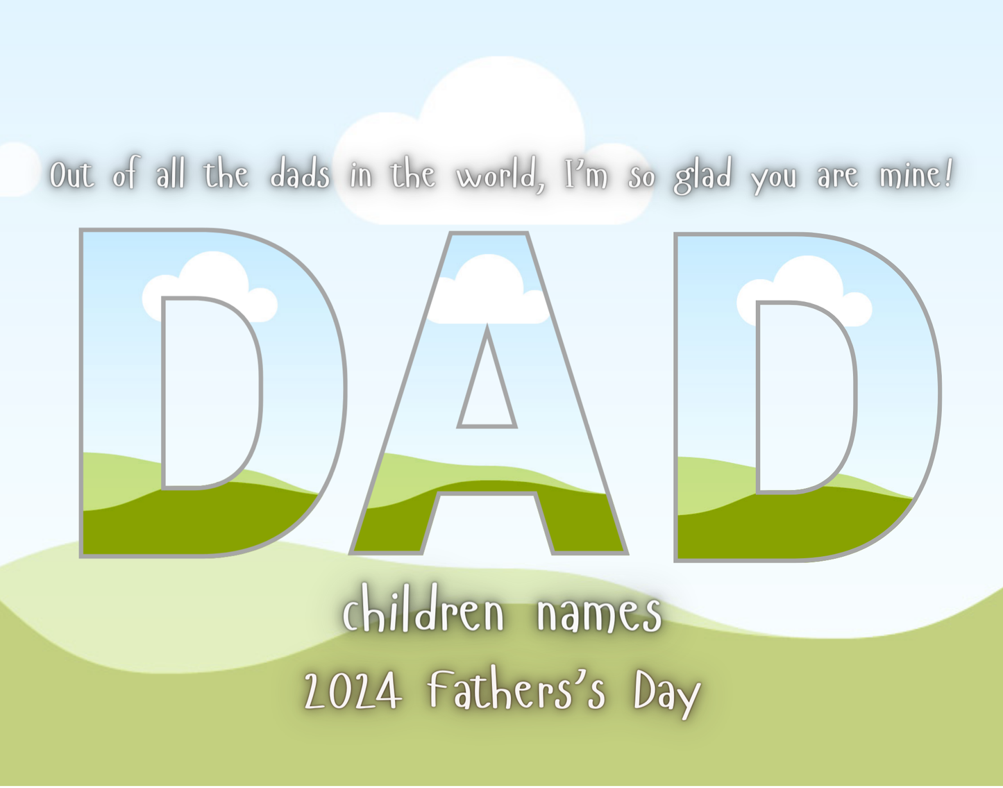 Father's Day "Dad" Picture Frame